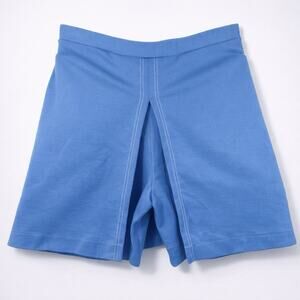 Vintage Cos Cob Retro Tennis Skort Blue Pleated Mini 13-14 s/m Built-In Short